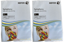 2 Reams XEROX Symphony laser and inkjet printing A4 160g/m2 - 250 SHEETS - BLUE