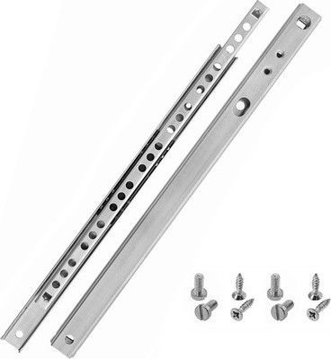 HELPMATE Nut Schubladenschiene 17 mm Länge 246 mm 1 Paar 2er Set Kugelauszug 