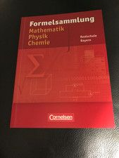 Formelsammlung Mathematik Physik Chemie Realschule Bayern Cornelsen
