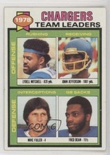 1979 Topps Team Leaders Lydell Mitchell John Jefferson Mike Fuller Fred Dean 2k3