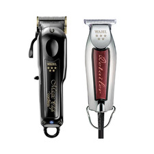 Wahl 5 Star Cordless Black Magic Clip Clipper Corded Detailer Trimmer Combo