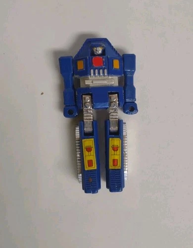 Vintage Bandai Gobot Mr 02 Blue Transformer Robot Tank 1982