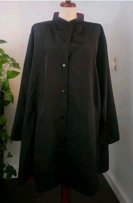 On The Plus Side Making It Big Reversible Microfib Raincoat/jacket  Red/black 4X