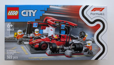 LEGO CITY: F1 Boxenstopp mit Boxencrew und Ferrari Flitzer (60443), NEU & OVP!