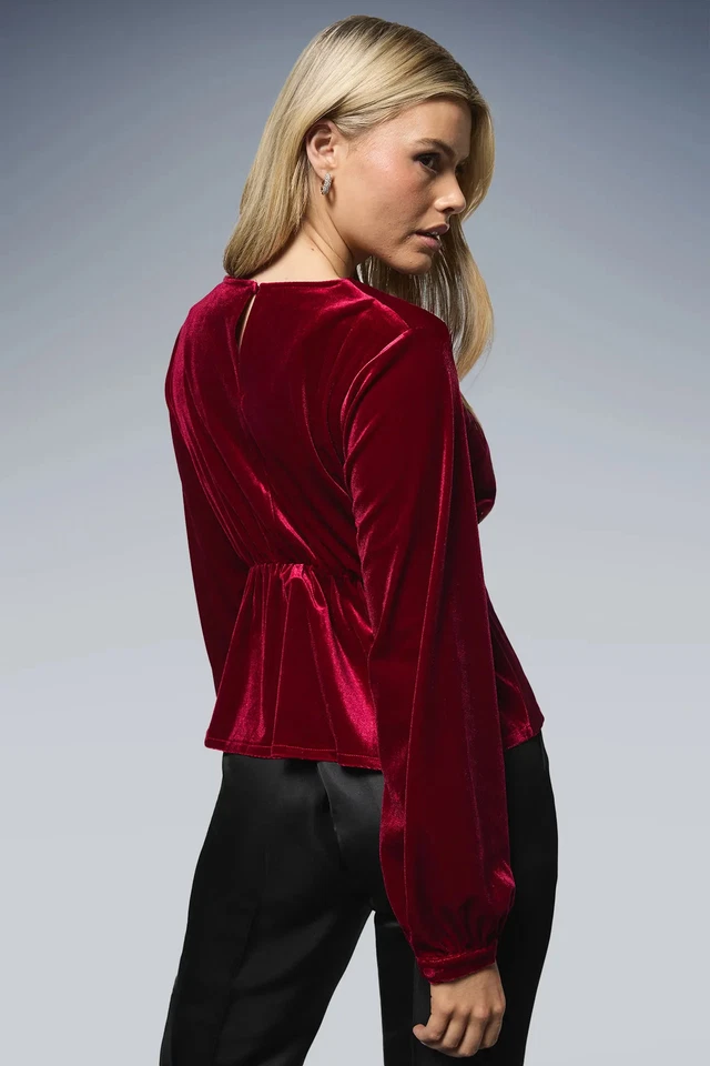 Dorothy Perkins Berry Top Womens Occasion Tops — 第 3/4 张图片