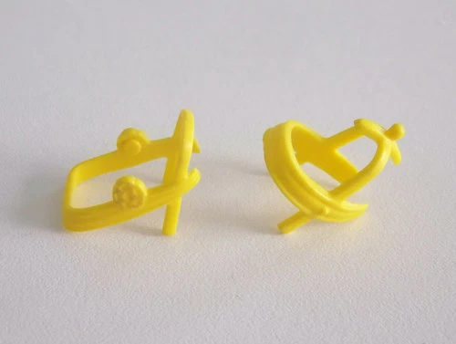 PLAYMOBIL (L5123) MIDDLE AGES - Vintage Full Yellow Horse Set Harness