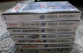 Sega Saturn Game Lot Complete in Box - 6 Games