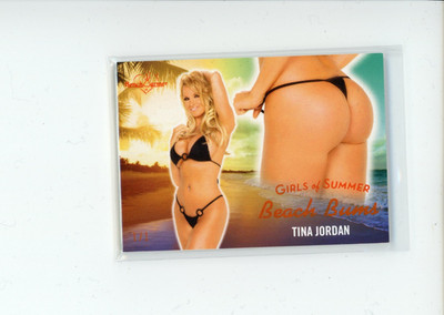 2026 Benchwarmer Girls of Summer Tina Jordan Beach Bums Orange 1/1 READ