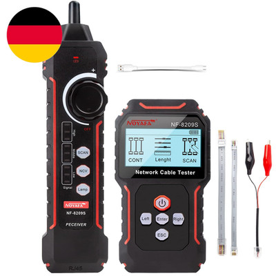 NOYAFA NF-8209S Upgrade Advanced Network Cable Tester Mit Poe, Kabellängentest,