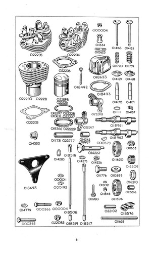 MATCHLESS Parts Manual Model G9 & G11 Twins 1956 Replacement Spares Catalog List - Picture 2 of 4