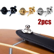 Straplocks Electric Acoustic Guitar Bass Strap Locks Button 2pcs