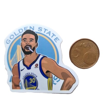 Autocollant Basketball NBA Sticker PVC Stephen Steph Curry Golden State ...