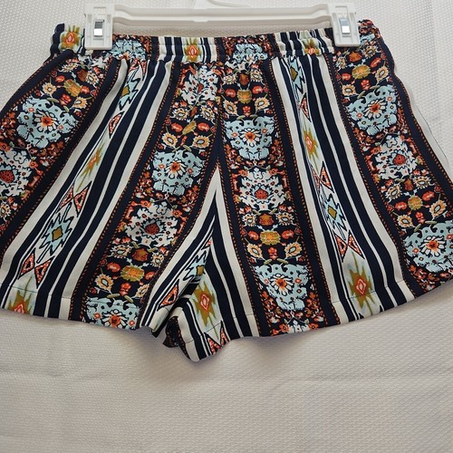 BONGO Girl Shorts Multi Color Stretchy Size Small - Picture 6 of 6