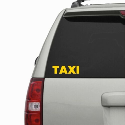 2 x TAXI Stickers Decal Logo for Car Van Vinyl Sticker Minicab Cab - Picture 4 of 6