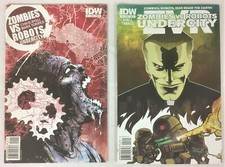 Zombies vs Robots: Undercity #1 Variant #2 IDW 2 Comic lot 2011 NM