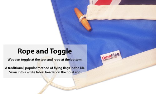 EAST RIDING OF YORKSHIRE DURAFLAG 150cm x 90cm QUALITY FLAG ROPE & TOGGLE - Picture 2 of 6
