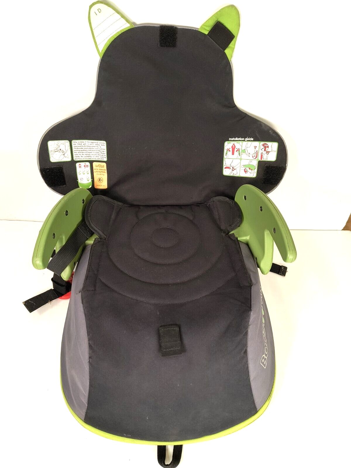 Trunki Boostapak Travel Backpack Booster Car Seat Green Booster Seat