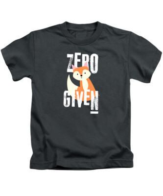 T-Shirt Zero Fox Given Erwachsene lustiges T-Shirt Oberteil Männer Frauen