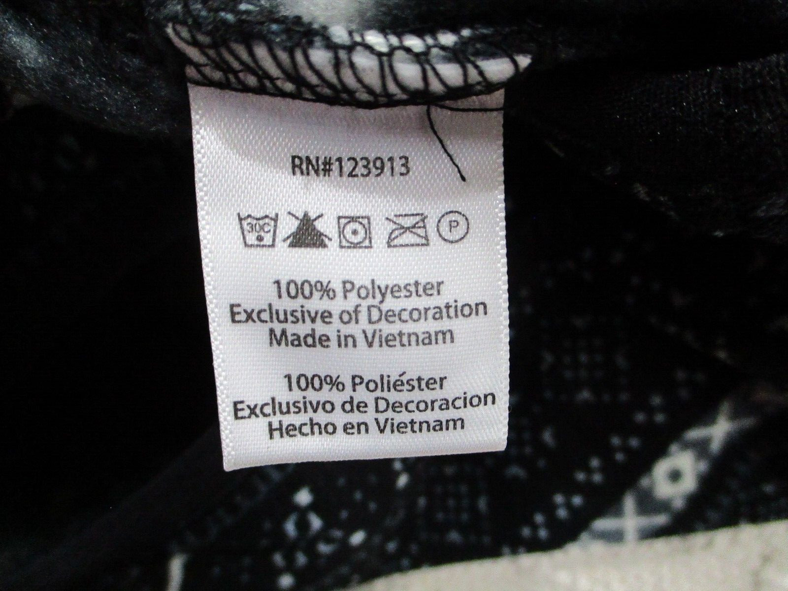 Jachs Men Jacket XL Black Patterned High Neck Button Fleece Pocket Polyester New