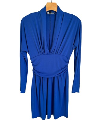 Boston Proper  Royal Blue Stretch Knit Dress Size S Dress.