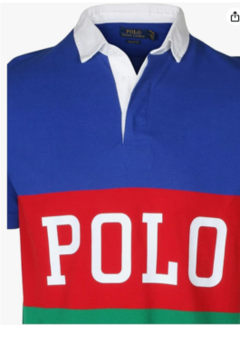 Polo Ralph Lauren Color Blocked Rugby Polo Classic Fit Shirt