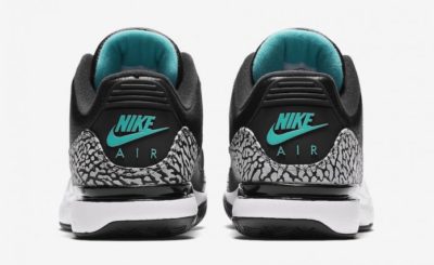 Nike Zoom Vapor Air Jordan 3 RF Atmos Black Clear Jade Size
