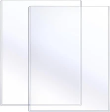 Sherr Rigid Print Protectors Fit 24 x 36 Inch Poster Paper, Top Loading Clear 