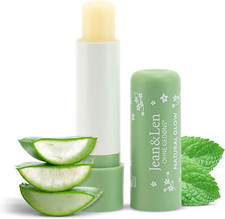 Baume À Lèvres Hydratant Aloe Vera Bio Et Menthe, Soin Des Lèvres Anti-Dessèchem