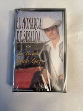 EL MONARCA DE SINALOA con la Banda Santa cruz CASSETTE TAPE Rare New