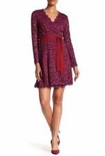 Diane von Furstenburg DVF wrap dress Size 2 - Shaelyn lace wrap