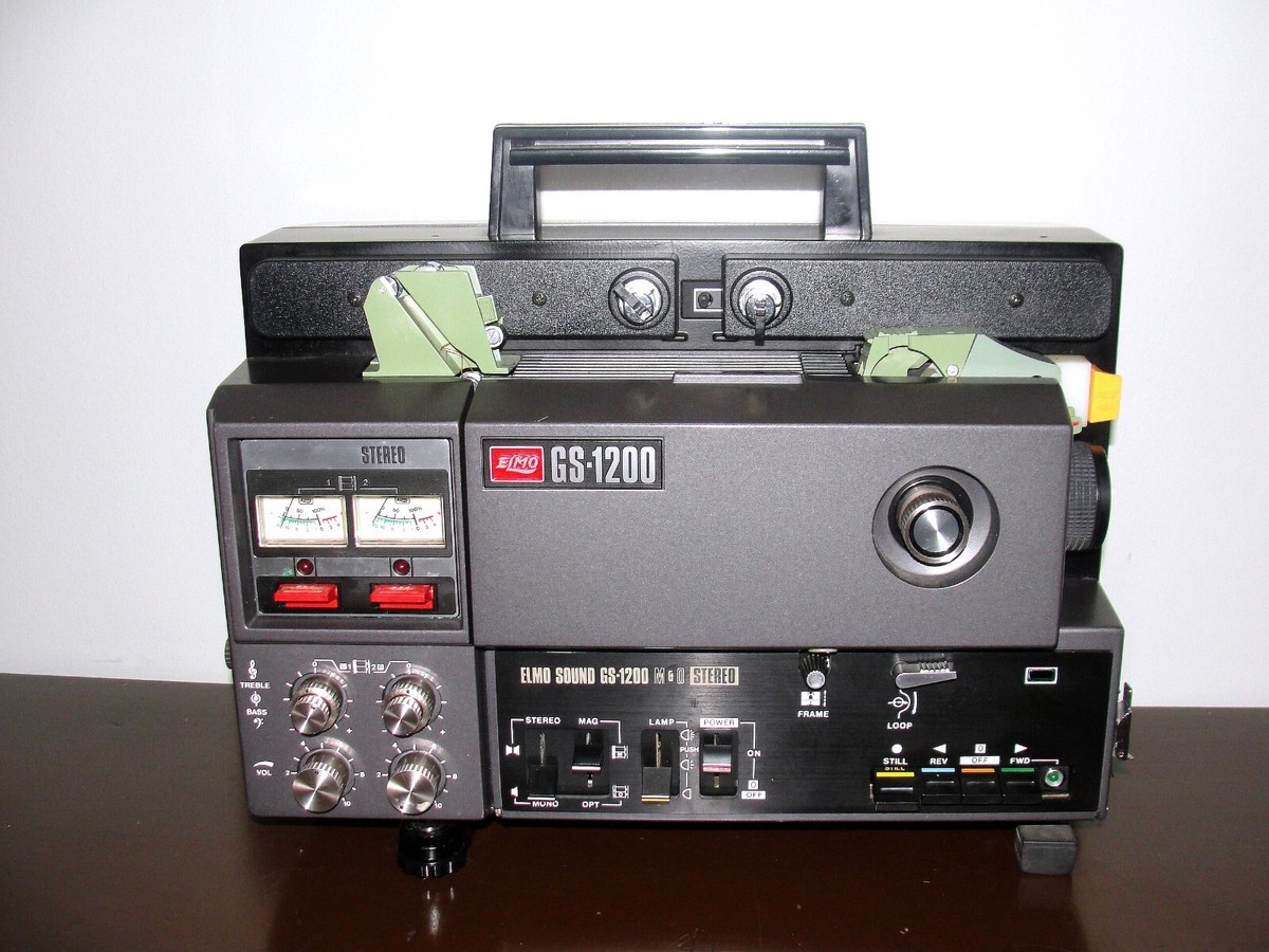 ★値下げ！ELMO GS 1200 STEREO SOUND PROJECTOR ELMO STEREO SOUND GS-1200 M &O SUPER 8 MOVIE PROJECTOR