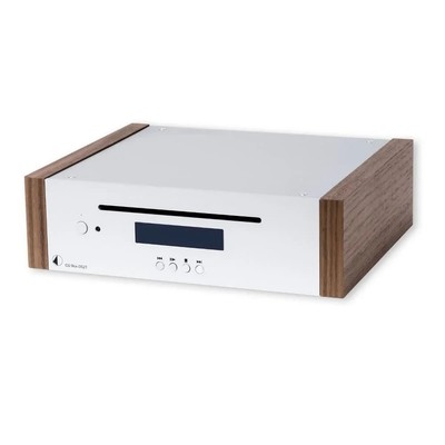 Pro-Ject CD Box DS2 T, CD-Transport, Silber, Walnuss, Neu, OVP, Vom Fachhändler