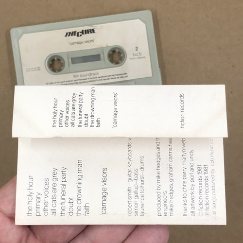THE CURE Cassette Tape 80s New Wave FAITH / CARNAGE VISORS UK RELEASE - Picture 4 of 7