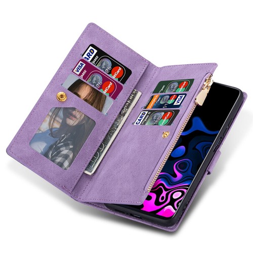 For Samsung A11 A21s A31 A41 A51 Lanyard Wallet Case Zip Card Leather Flip Cover - Picture 35 of 37
