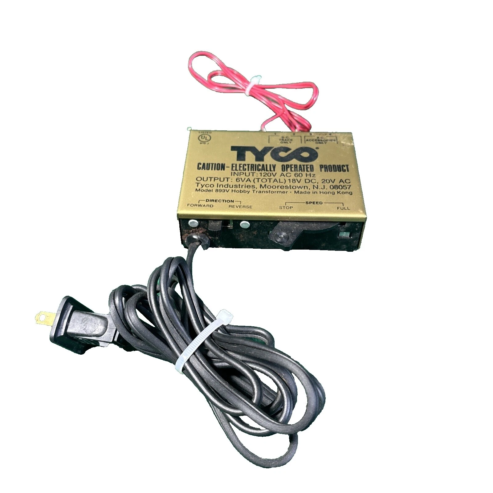 Plástico TYCO transformadores de trenes y Modelismo Ferroviario