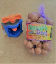 In Shell Macadamia Nut Hawaiian Gift Set (1 pound mac nuts with cracker)