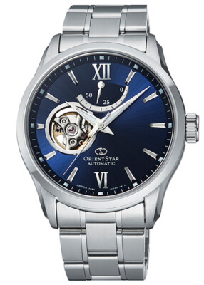 ORIENT STAR RK-AT0002L 新品未使用 ORIENT STAR SEMI SKELETON RK-AT0002L Blue Automatic Stainless Men