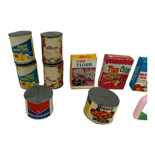 Lote de cajas y latas de comida de cocina de juego simulado de colección. Diseño gráfico/marketing - Imagen 2 de 12