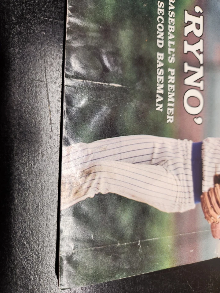 1989 Chicago Cubs Magazine Scorecard - Ryne Sandberg Baseball's Premier 2nd Base - Image 2 of 4