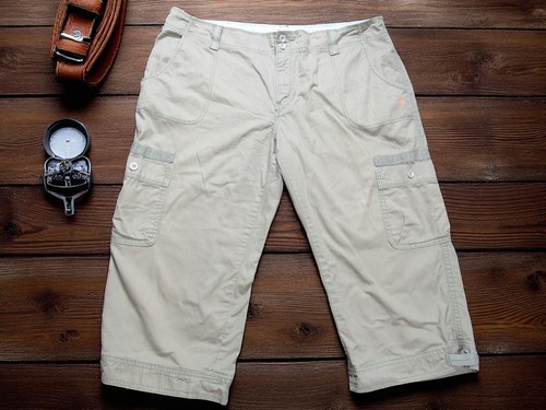Pantalones Cortos Capri LEE Para Hombre Beige Carga - Utilidad Bolsillo Estilo Transpirable Comodidad - Imagen 2 de 10