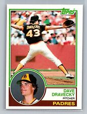 1983 Topps Dave Dravecky #384 - San Diego Padres