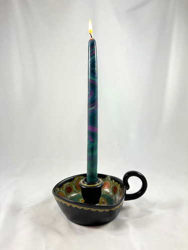Antiguo candelabro 1924 PZH Plateelbakkerij Zuid Holland Gouda cerámica Henley - Imagen 6 de 11