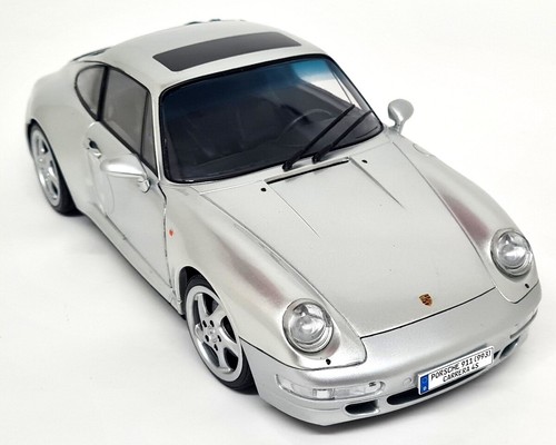 Solido 1/18 Porsche 911 993 Carrera 4S Polar Silver 1996 Diecast model car - Picture 9 of 9