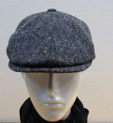 COPPOLA BERRETTO UOMO CITY Sport GRIGIO DONEGAL TWEED 100% LANA misura 56 |  eBay