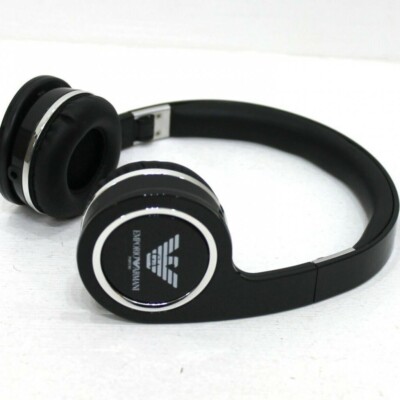 Emporio Armani Headphones Black UK