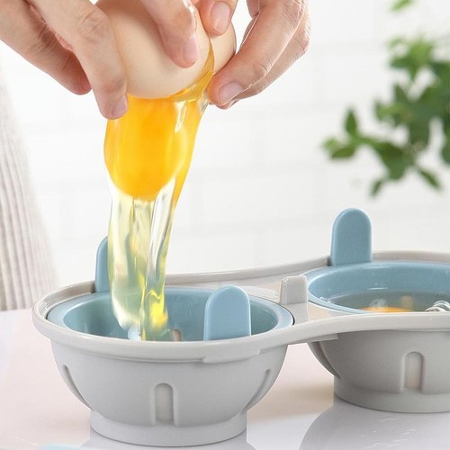 Microwave Egg Poacher,Poached Egg Cooker, Egg Maker Poached Egg Steamer Kitchek - Picture 2 of 16