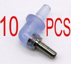 10 PCS REPLACEMENT Elbow L Connector Adapter FOR Acoustic Tube Earpiece