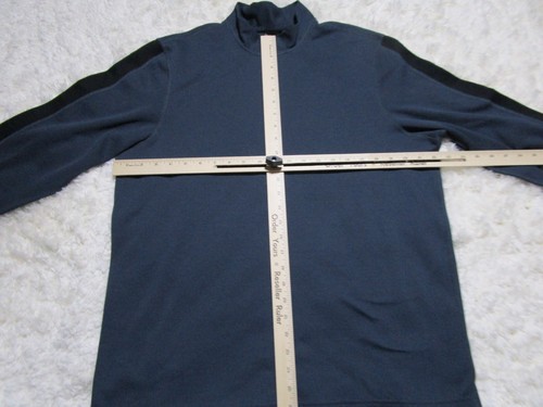 REI Sweater Mens Extra Large Blue Black Long Sleeve - Picture 4 of 8
