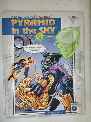 Pyramid in the Sky by Steve Metze A Sourcebook for Champions 1994 28d1