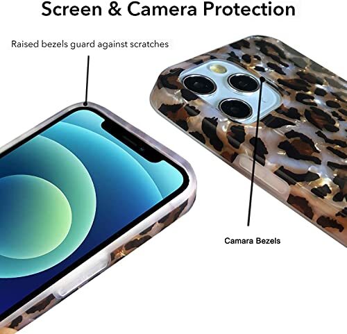 iPhone 14 Pro Max Case - Luxury Sparkle Clear Leopard Print Soft Bling - 第 8/8 張圖片